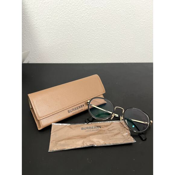 Burberry Round Frame Glasses w/ Original Packaging - Picture 1 of 10